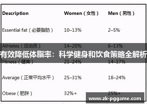 有效降低体脂率：科学健身和饮食策略全解析