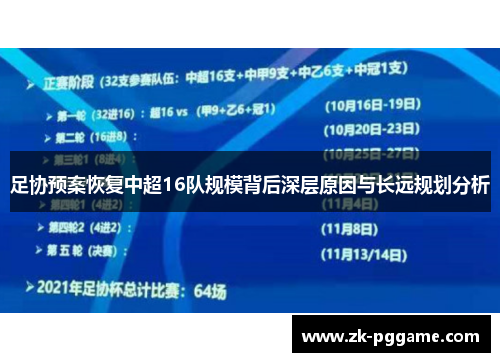 足协预案恢复中超16队规模背后深层原因与长远规划分析 足协预案恢复中超16队规模背后深层原因与长远规划分析