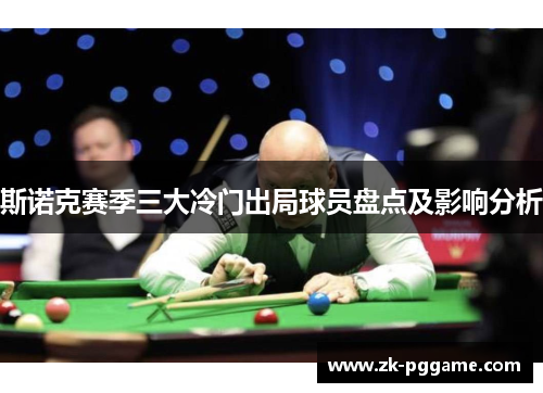 斯诺克赛季三大冷门出局球员盘点及影响分析